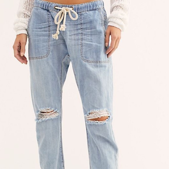OneTeaspoon Shabbies Drawstring Jeans - Picture 3 of 3